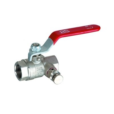 SAS KUGLASTI VENTIL PN25 1/2" s ispustom